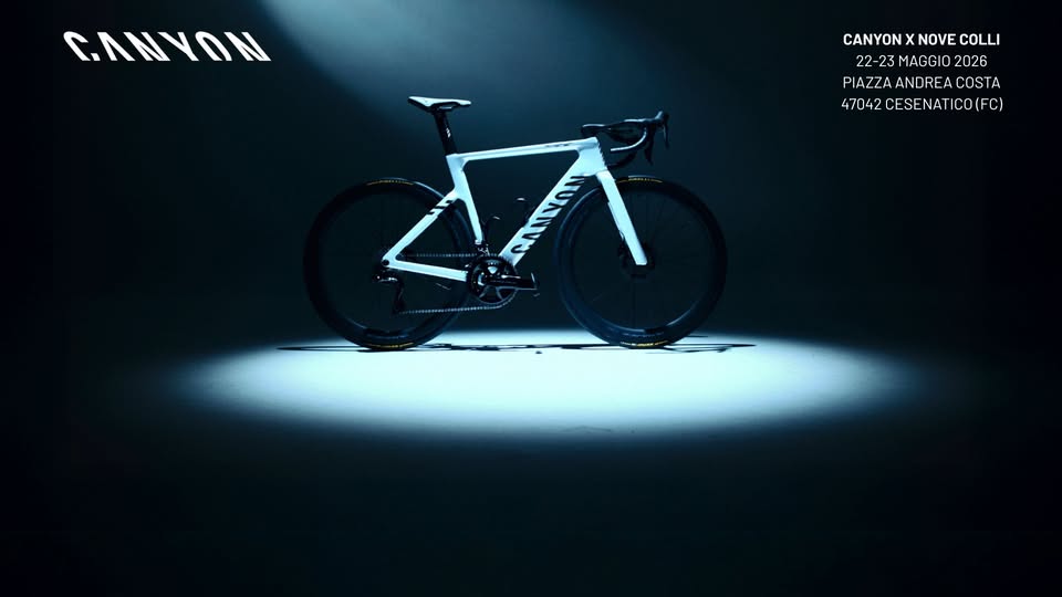 Evento Canyon x Nove Colli Locandina Canyon x Nove Colli - venerdì 22 maggio ore 10:00 - 12:00