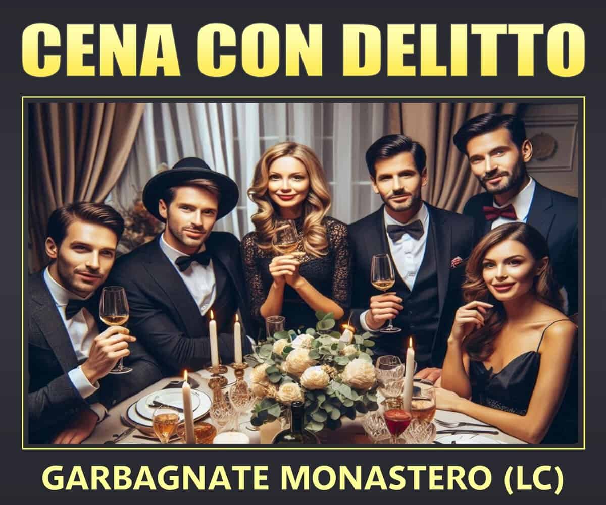 Cena con Delitto al Birra & Brace di Garbagnate Monastero (LC) Potrebbe essere un'immagine raffigurante il seguente testo "CENA CON DELITTO GARBAGNATE MONASTERO GARBAGNATEMONASTERO(LG (LC)"