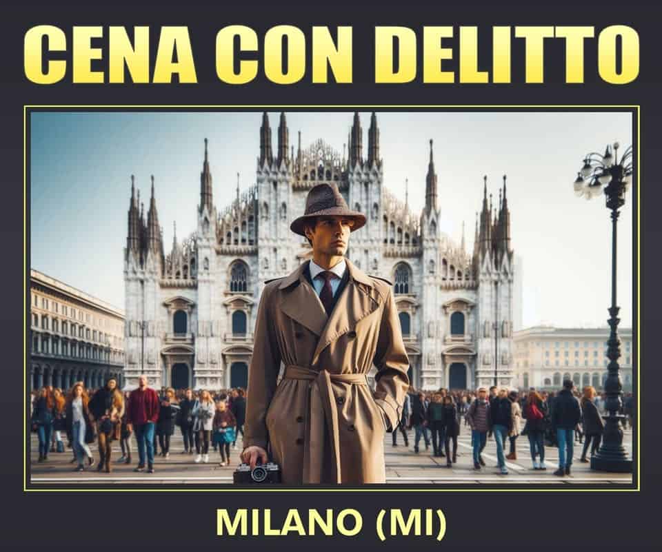 Cena con Delitto all’America Graffiti San Siro di Milano (MI) Potrebbe essere un'immagine raffigurante il seguente testo "CENA CON DELITTO MILANO (MI)"