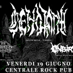 Cenotaph (Turkey) // Unbirth // Into Darkness at Centrale rock pub Potrebbe essere un'immagine raffigurante testo