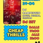 CHEAP THRILLS con DJ KAMPEGGIO Cheap Thrills Con Dj Kampeggio a Padova (PD) il 29 aprile 2026