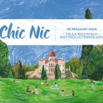 CHIC NIC IN VILLA SELVATICO Potrebbe essere un disegno raffigurante il seguente testo "chic Nic 03-MAGGIO 03-MAGGIO2026 2026 -VILLASELVATICO- VILLA SELVATICO BATTACLIA BAT TACLIA' BATTACLLATERME(PD) TERME TERME(PD) (PD)"