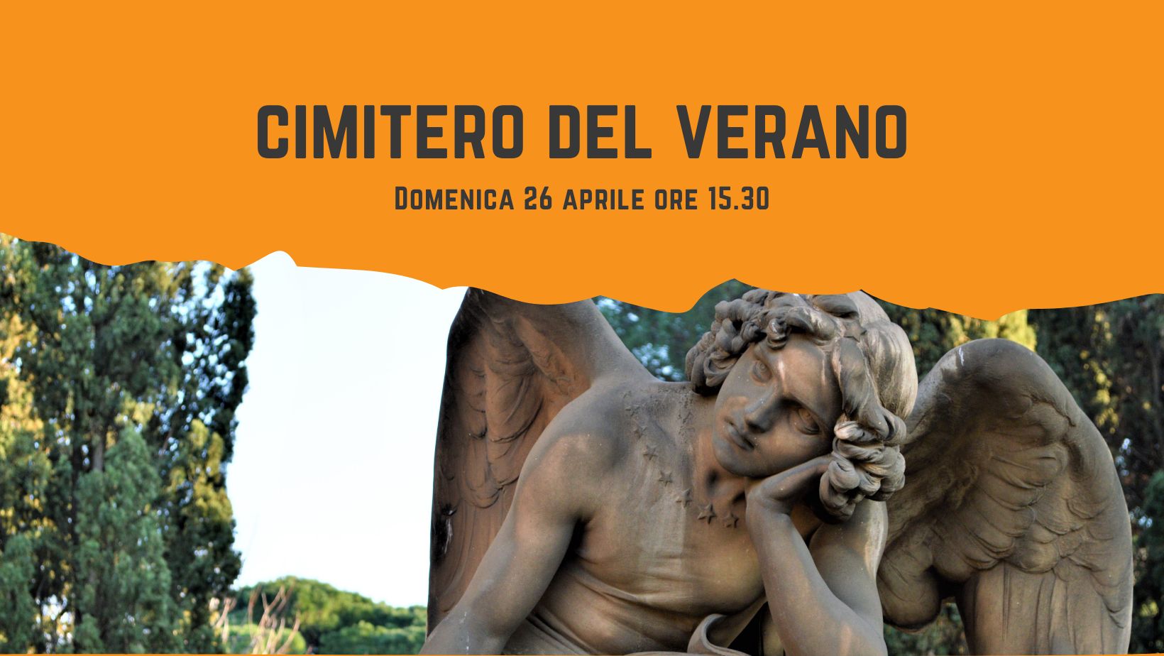 Evento Cimitero del Verano – Slowtour a piedi Locandina Cimitero del Verano – Slowtour a piedi - domenica 26 aprile ore 15:30 - 17:30