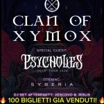 CLAN OF XYMOX + PSYCHO•LIES ~ Live @ TRAFFIC // ROMA Clan Of Xymox Psycho – Lies Live – Traffic – Roma a Roma (RM) il 2 ottobre 2026
