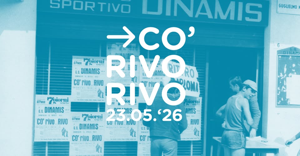 Evento Co’ Rivo Rivo 2026 Locandina Co’ Rivo Rivo 2026 - sabato 23 maggio ore 18:15 - 20:15