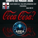Coca Cosa? AREA PARK Esso Bar FAGAGNA Coca Cosa? Area Park Esso Bar Fagagna a Ciconicco il 2 maggio 2026