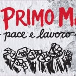 Concerto del Primo Maggio ai Giardini Luzzati con El Partydo e Teppa Bros (dj set Lo Stato Sociale) Potrebbe essere un'immagine raffigurante il seguente testo "w IL PRIMO MAGGIO pace e lavoro 急笑 CGIL CGILCGIL OGIL SPI SP! SP!KER KER DENOVA OENOVA CE.STO ENG 行简 UZZA"