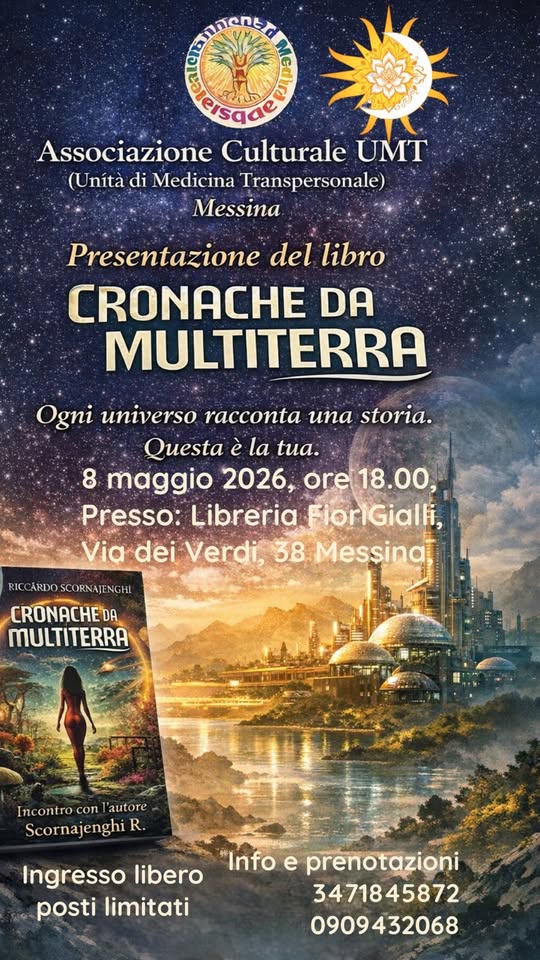 Evento Cronache da Multiterra Locandina Cronache da Multiterra - venerdì 8 maggio ore 18:00 - 20:00