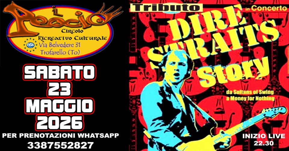Evento Dire Straits Story Locandina Dire Straits Story - sabato 23 maggio ore 22:30 - 00:30
