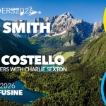 ELVIS COSTELLO e TOM SMITH at No Borders Music Festival 2026 – Laghi di Fusine Potrebbe essere un'immagine raffigurante il seguente testo "#NOBORDERS2026 TOM SMITH EDITORS H 12:00 IELVIS COSTELLO & THE IMPOSTERS WITH CHARLIE SEXTON H. 14:00 11 LUGLIO 2026 LAGHI DI FUSINE MAC"