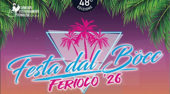 Evento Festa del Bocc Locandina Festa del Bocc - da giovedì 23 luglio - lunedì 3 agosto 2026 ore 19:00 ore 23:00