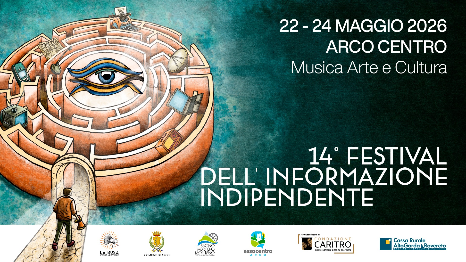 FESTIVAL DELL’INFORMAZIONE INDIPENDENTE Potrebbe essere un'immagine raffigurante testo