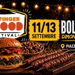 Finger Food Festival Bologna Potrebbe essere un'immagine raffigurante pasta e il seguente testo "KFOOS FOOD FINGER 11/13 BOLOGNA FESTIVAL SETTEMBREDIMONDIFESTIVAL SETTEMBRE DIMONDI FESTIVAL © حل PIAZZA LUCIO DALLA"