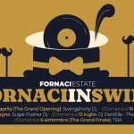 FORNACI IN SWING | swing e ballo lindy hop al parco 🌳 Potrebbe essere un'immagine raffigurante il seguente testo "FE38 FORNACIESTATE RNACIINSWING .//Domenic 26 aprile (The Grand Opening) Swingphon 10 maggio Pice Dj Domenica 14 giugno Sugar PusherDj Dj 12 luglio: Dj DaniElla The Swing Sommelie lier settembre (The Grand Finale): TBA"