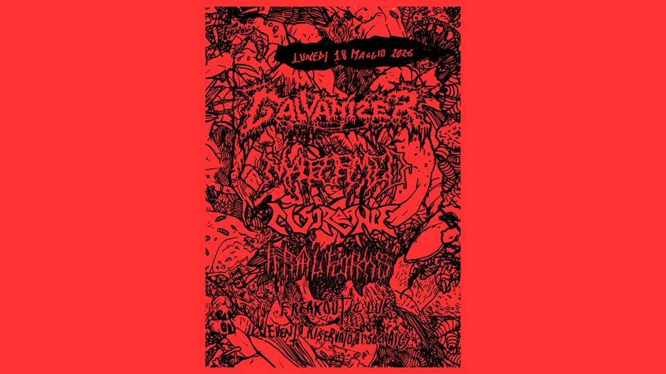 Evento Galvanizer, Malformed, Miscreance, Feral Forms Freakout Club Locandina Galvanizer, Malformed, Miscreance, Feral Forms Freakout Club - lunedì 18 maggio ore 21:00 - 23:00