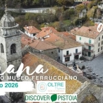 GAVINANA e il rinnovato MUSEO FERRUCCIANO – Discover Oltre…Pistoia Potrebbe essere un'immagine raffigurante Stari Most e il seguente testo "Discover Discover Olive... Pistoia Gavthana Ε IL RINNOVATO MUSEOFERRUCCIANO MUSEO EIL E Domenica 5 Luglio 2026 OLTRE dalle 10.30 in poi SOUR ש-י IRACARA DISCOVER PISTOIA"