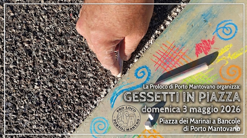 Evento Gessetti In Piazza 2026 Locandina Gessetti In Piazza 2026 - domenica 3 maggio ore 08:30 - 10:30