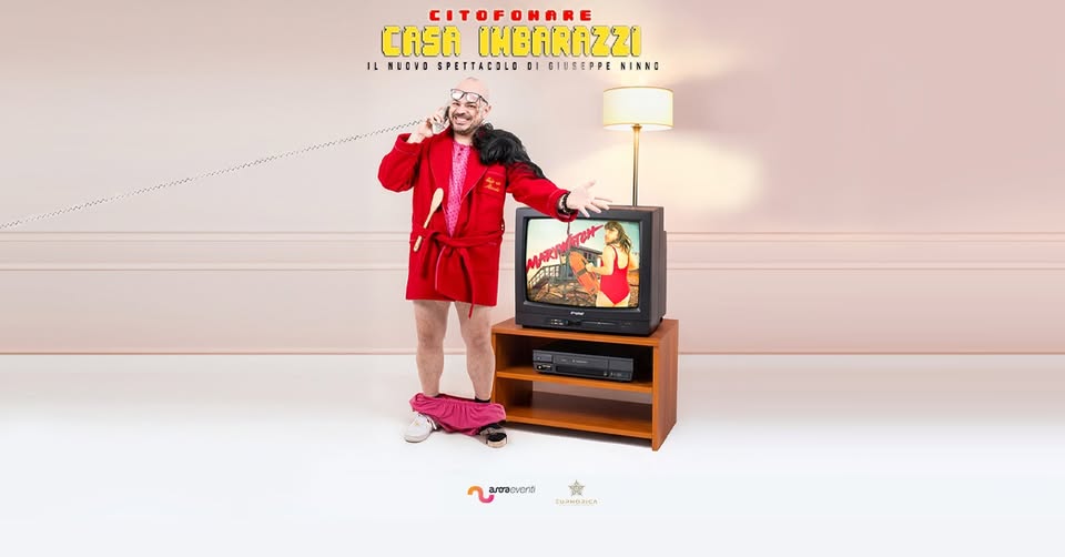 Evento Giuseppe Ninno Mandrake “Citofonare Casa Imbarazzi” Teatro Duemila – Ragusa Locandina Giuseppe Ninno Mandrake “Citofonare Casa Imbarazzi” Teatro Duemila – Ragusa - venerdì 18 dicembre ore 21:00 - 23:00
