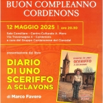 Gruppo Cordenonese del Ciavedal presenta BUON COMPLEANNO CORDENONS Potrebbe essere un'immagine raffigurante testo