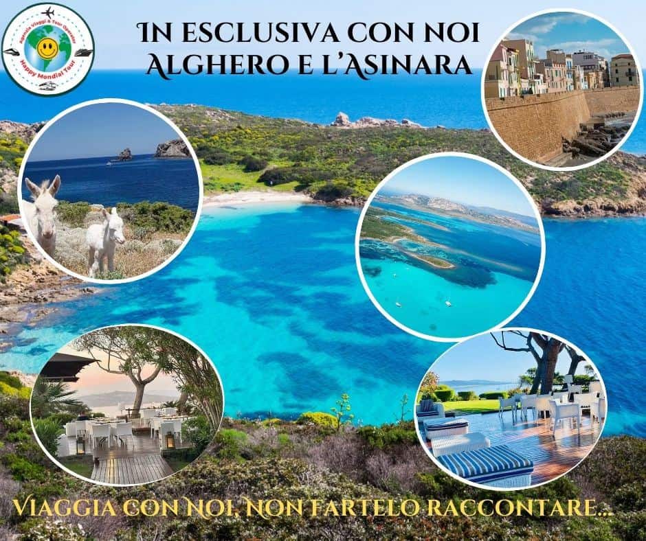 Evento Happy Alghero e Asinara sabato 23 e Domenica 24 Maggio a E 220,00 Locandina Happy Alghero e Asinara sabato 23 e Domenica 24 Maggio a E 220,00 - da sabato 23 maggio - domenica 24 maggio 2026 ore 07:00 ore 21:00