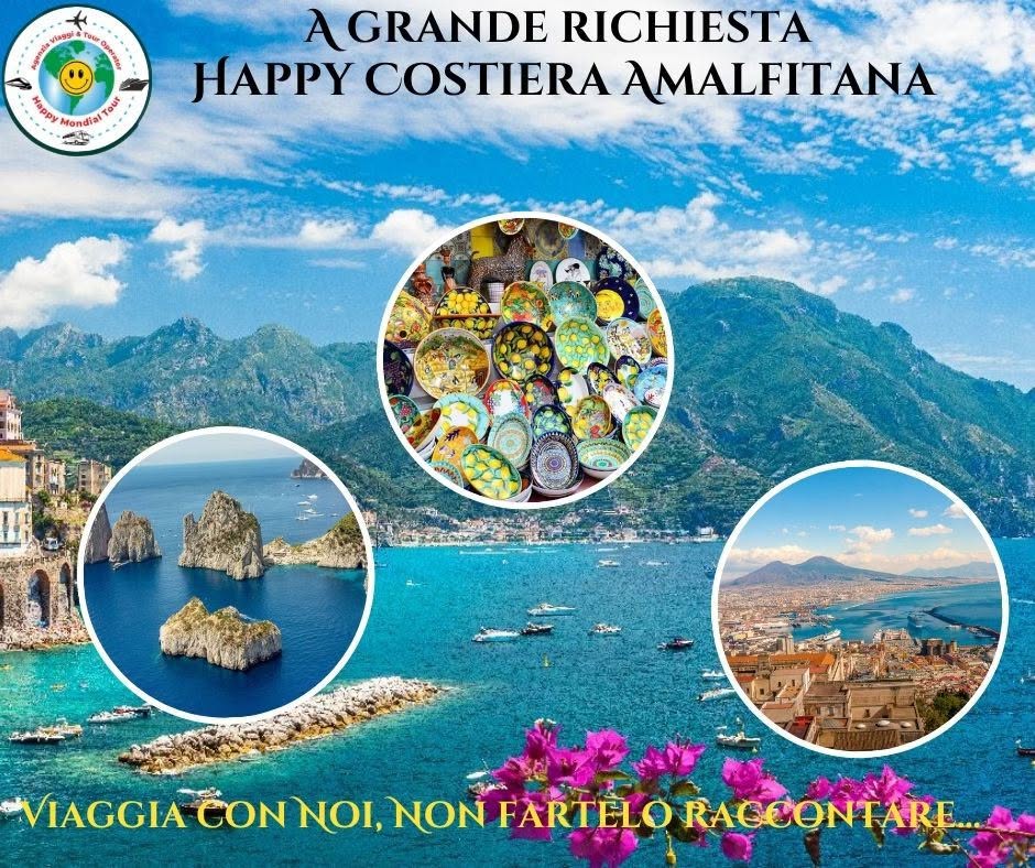 Evento Happy Luglio in Costiera Amalfitana dal 9 al 14 Luglio a E 790,00 Locandina Happy Luglio in Costiera Amalfitana dal 9 al 14 Luglio a E 790,00 - da giovedì 9 luglio - martedì 14 luglio 2026 ore 17:00 ore 09:30