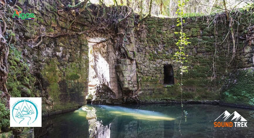 Il Cammino dei Tre Villaggi Potrebbe essere un'immagine raffigurante il seguente testo "Agae FILAL ΑΑ Mom SOUND SOUNDTREK TREK"