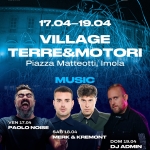 🔥🏁IMOLA VILLAGE TERRE & MOTORI 🍔 🎶 Piazza Matteotti Imola Village Terre & Motori Piazza Matteotti a Imola (BO) il 17 aprile - 19 aprile 2026