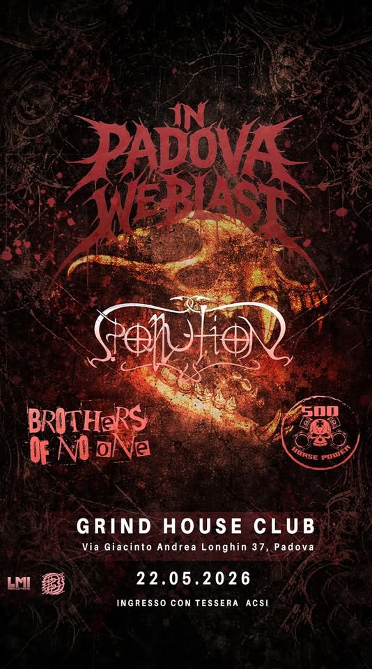 Evento In Padova We Blast Locandina In Padova We Blast - venerdì 22 maggio ore 21:30 - 23:30