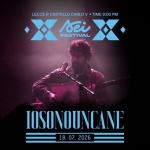 IOSONOUNCANE AL CASTELLO CARLO V DI LECCE | SEI FESTIVAL Potrebbe essere un contenuto grafico raffigurante sassofono e il seguente testo "LECCE LECCE@CASTELOCARLOV.TINESOPM @ CASTELLO CARLO TIME 9:00 PM sei FESTIVAL IOSONOUNCANE 18. 18.07.2026 07 2026"