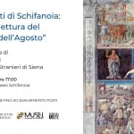 ISR – CONFERENZA – Sulle pareti di Schifanoia: per una rilettura del “Maestro dell’Agosto” Potrebbe essere un disegno raffigurante il seguente testo "Sulle pareti di Schifanoia: per una rilettura del "Maestro dell'Agosto" Una conferenza di Francesco Galli Università per Stranieri di Siena Giovedì 9 aprile ore 17:00 Sala Conferenze, Museo Schifanoia Via Scandiana 27 INGRESSI dalle ore 16:45 FINO AD ESAURIMENTO POSTI OH COMINE HA ISTITUTO DISTUDI RINASCIMENTALI MUSEI NP COMUNEEXPERRARA PERRARA FERRARA AIRTE"