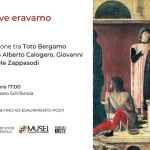 ISR – CONVERSAZIONE – Bellini: dove eravamo rimasti? Potrebbe essere un'immagine raffigurante il seguente testo "Bellini: dove eravamo rimasti? Una conversazione tra Toto Rossi, Giacomo Alberto Calogero, Giovanni Sassu, Emanuele Zappasodi Bergamo A Giovedì 16 aprile ore 17:00 Sala Conferenze, Museo Schifanoia Via Scandiana 27 INGRESSI dalle ore 16:45 FINO AD ESAURIMENTO POSTI COMINE MOH ISTITUTO DI DISTUDI RINASCIMENTALI MUSEI NE COMUNEDAPERRARA FERRARA FERRARA ARTE"