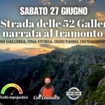 La strada delle 52 Gallerie narrata al tramonto 🏔 La strada delle 52 Gallerie narrata al tramonto a Valli del Pasubio (VI) il 27 giugno 2026