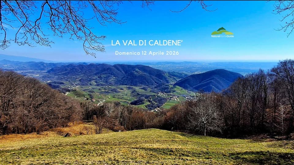 La Val di Caldanè Potrebbe essere un'immagine raffigurante erba, natura, montagna, orizzonte e il seguente testo "Natural amnGuide LAVALDICALDENE' LA VAL DI CALDENE' Domenica Domenica12Aprile202 12 Aprile 2026"