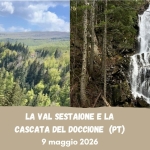 La Val Sestaione e la cascata del doccione (Pt) La Val Sestaione e la cascata del doccione (Pt) a Pian di Novello (PT) il 9 maggio 2026