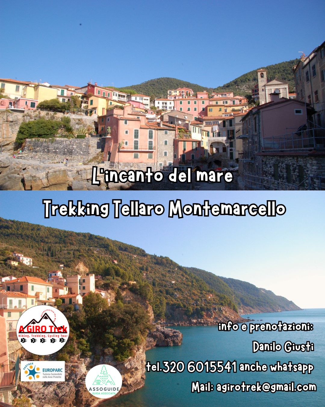 Evento L’incanto del mare Trekking Tellaro Montemarcello Locandina L’incanto del mare Trekking Tellaro Montemarcello - domenica 24 maggio ore 09:00 - 11:00