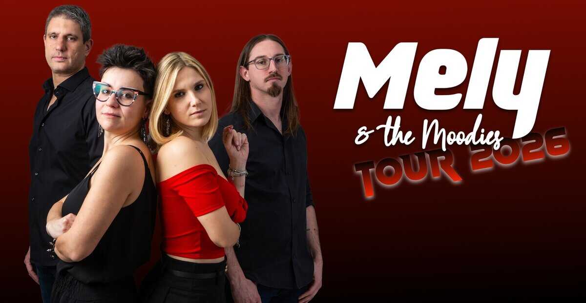 Potrebbe essere un'immagine raffigurante il seguente testo "Mely & the Moodies"