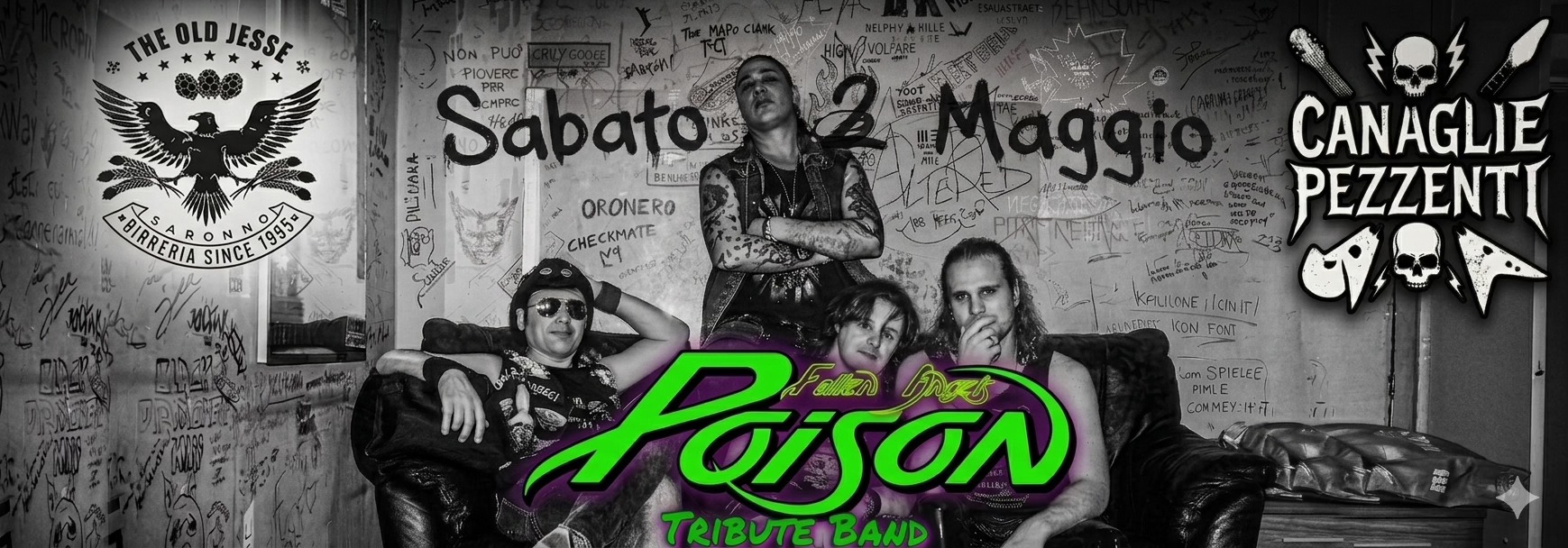 Nothin’ but a Rock & Metal night! Potrebbe essere un'immagine raffigurante testo