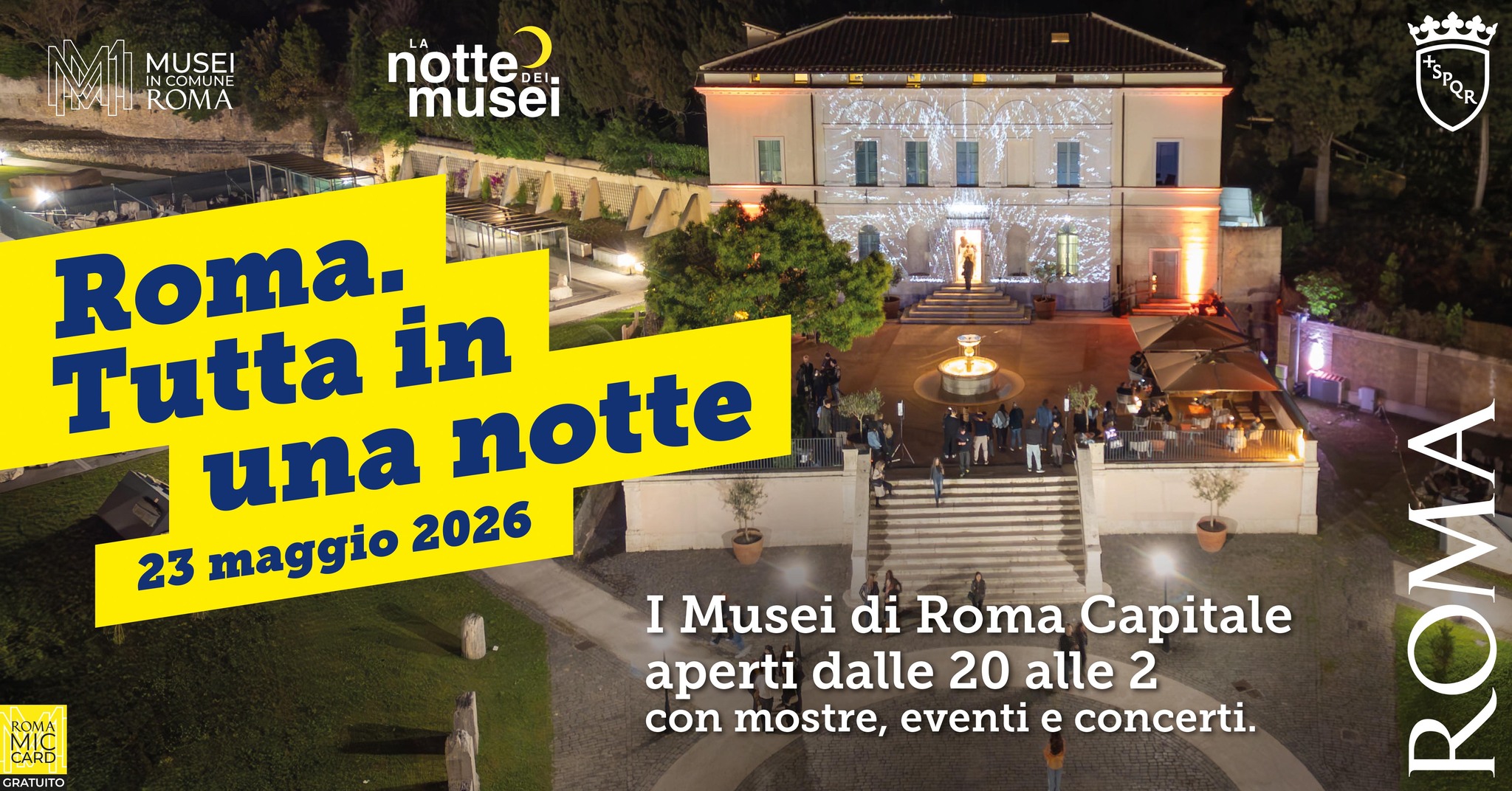 Notte dei Musei | 23 maggio 2026 Potrebbe essere un'immagine raffigurante una o più persone, persone che ballano e testo