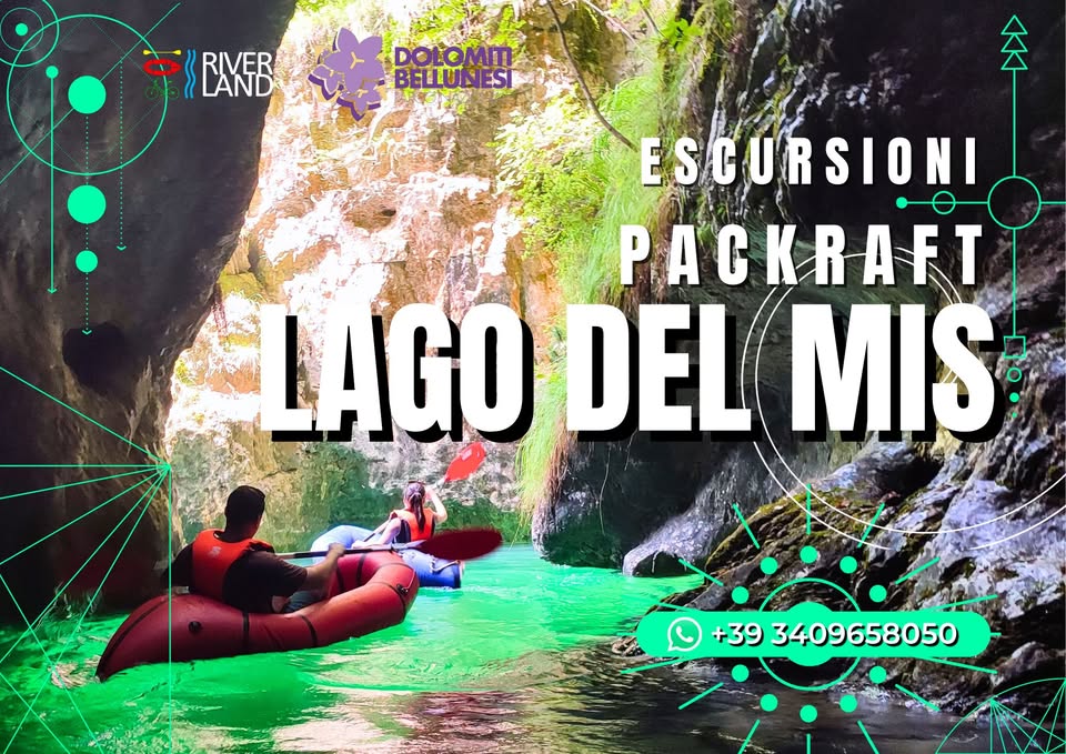 Evento Packraft Lago Del Mis!! Locandina Packraft Lago Del Mis!! - da sabato 4 luglio - sabato 18 luglio 2026 ore 09:00