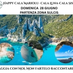Partenza Sulcis: Happy Cala Mariolu Domenica 28 Giugno a € 80,00 Partenza Sulcis Happy Cala Mariolu Domenica 28 Giugno a E 80,00