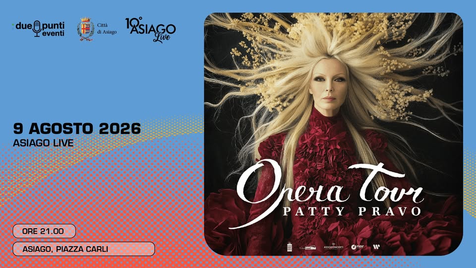 Evento Patty Pravo Locandina Patty Pravo - domenica 9 agosto ore 21:00 - 23:00