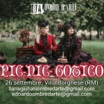 Pic nic gotico Villa Borghese, Roma Pic nic gotico Villa Borghese, Roma