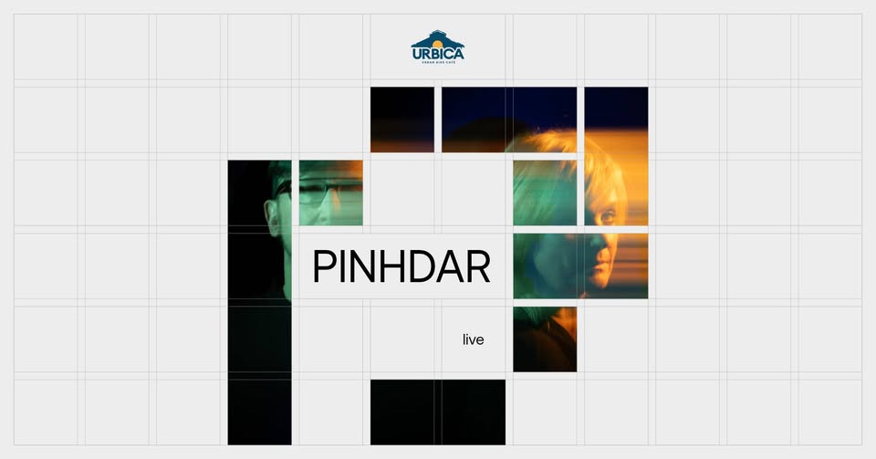 PINHDAR live a Urbica | Comfort in the Silence Potrebbe essere un contenuto grafico raffigurante il seguente testo "URBICA URBICA म PARE の PINHDAR live"