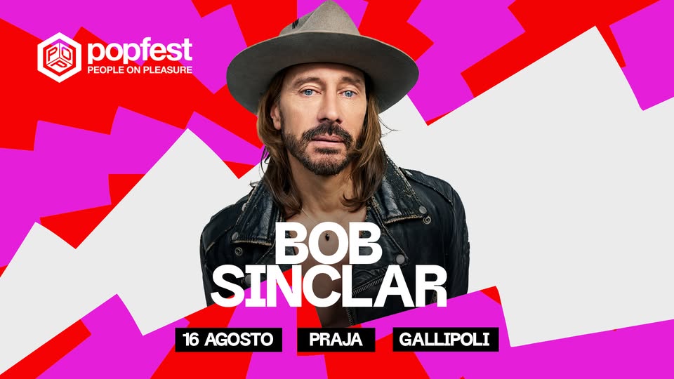 Evento Bob Sinclar Locandina Bob Sinclar - domenica 16 agosto ore 23:00 - 01:00