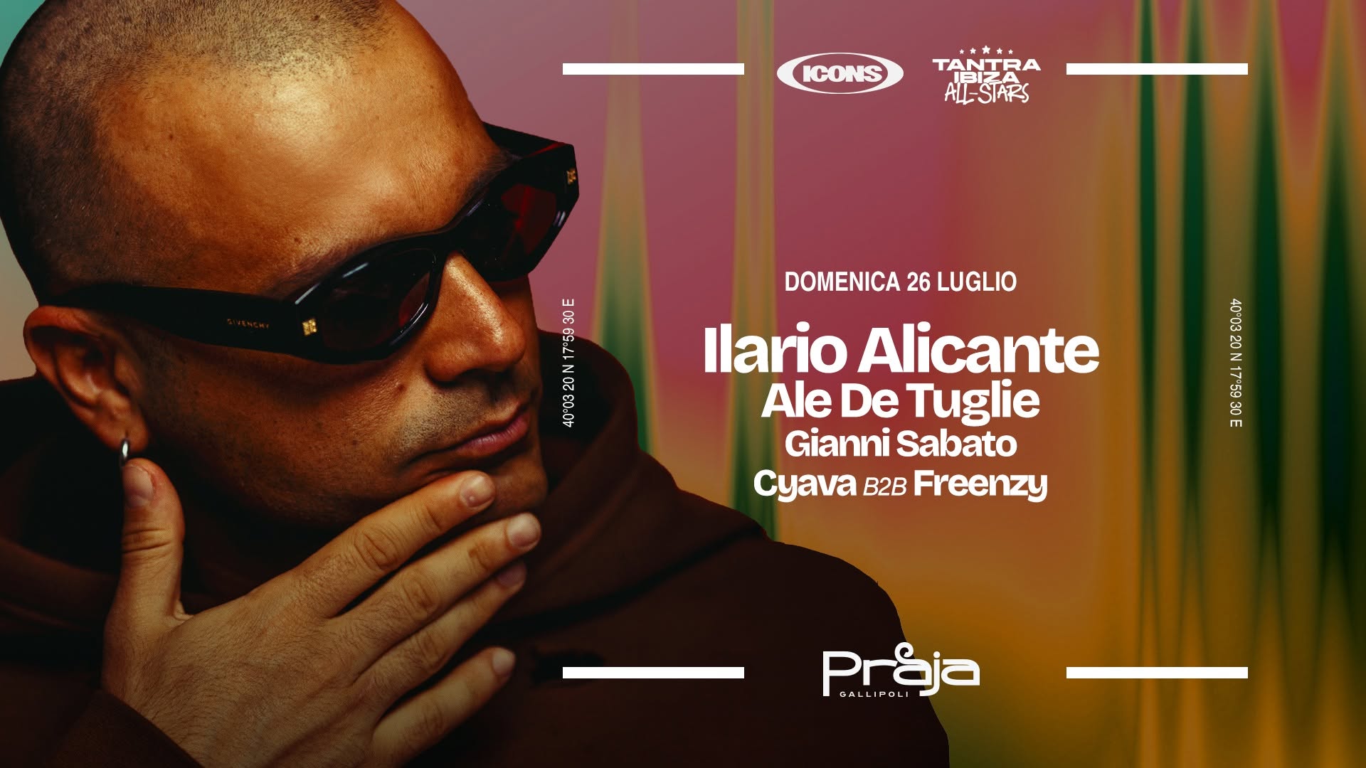 Evento Praja Gallipoli Locandina Praja Gallipoli - domenica 26 luglio ore 23:00 - 01:00