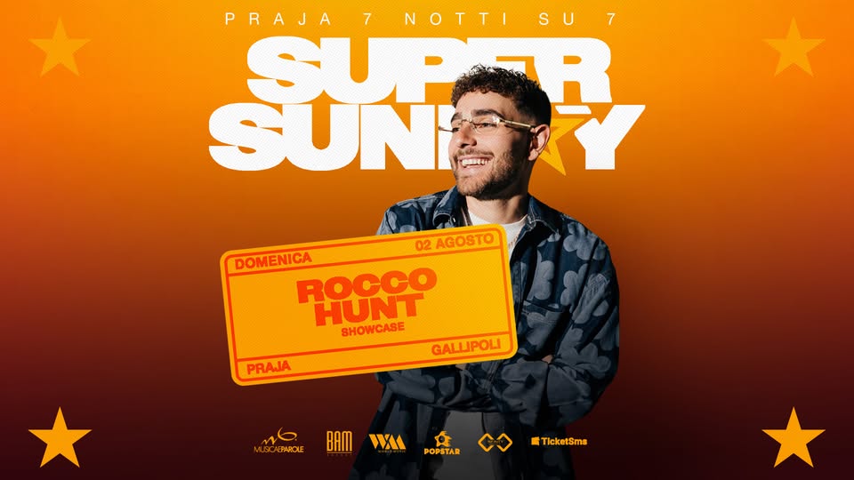 Evento Rocco Hunt Locandina Rocco Hunt - domenica 2 agosto ore 23:00 - 01:00