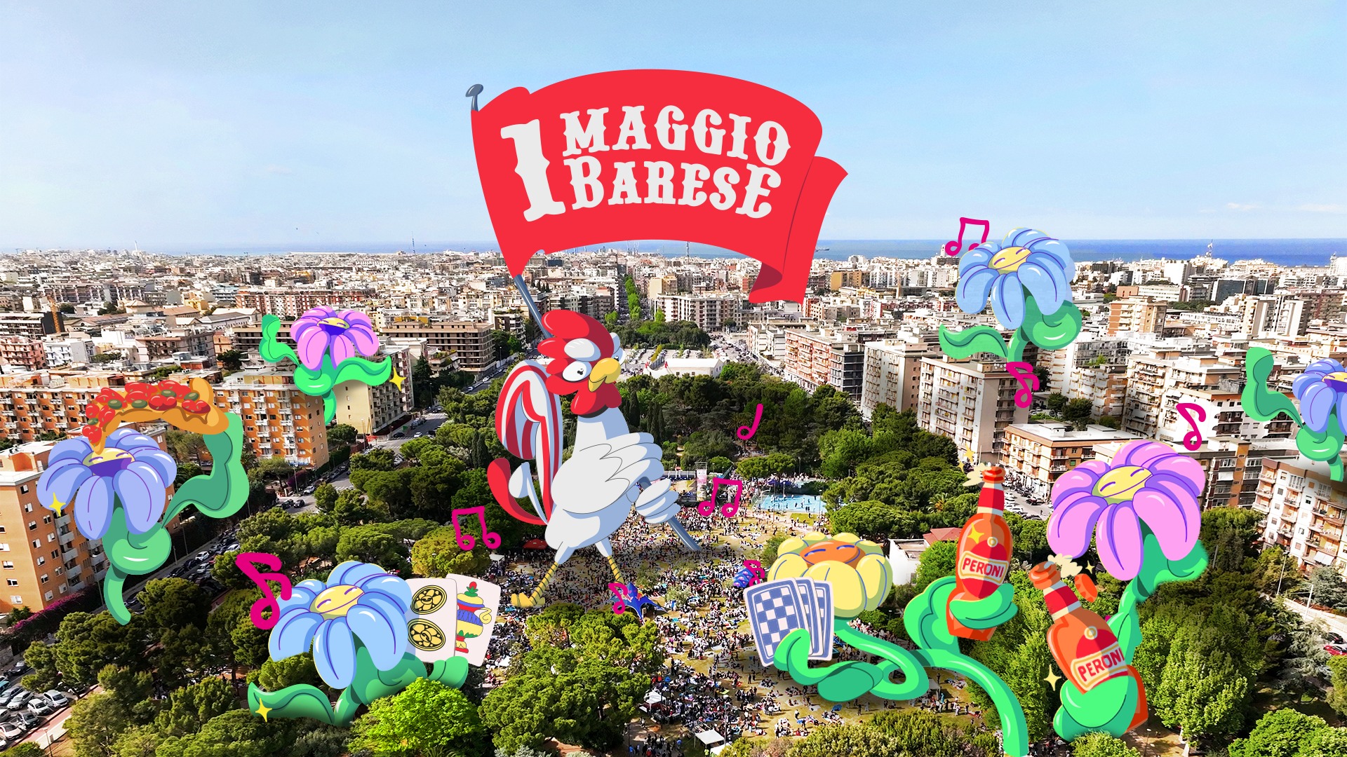Primo Maggio Barese 2026 Potrebbe essere un'immagine raffigurante testo