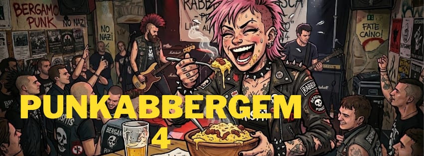 Punkabberghem 4 Potrebbe essere un contenuto di pop art raffigurante testo