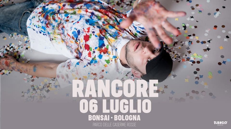 Evento Rancore – Bonsai Locandina Rancore – Bonsai - lunedì 6 luglio ore 21:40 - 23:40