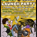 R.A.S. Nord Ovest – Launch Party Potrebbe essere un'illustrazione raffigurante il seguente testo "23/05 吃 R.A.S LAUNCH PARTY 3 YARD, ALL KIND OF STYLE! ROOTICAL FOUNDATION RAMABASS ZAMBO SUPER PIZZA ANANDAMIDE DUB STONE - IOTO THE GROOVE- POWA FLOWA MARKET BARATTO -LAB FALEGNAMERIA MATTONI D.I.Y. H. 18.00- 18.00-03.00 03.00 - RAS H e ቅንን፡ ប្នប្នល ASTAR RENE"